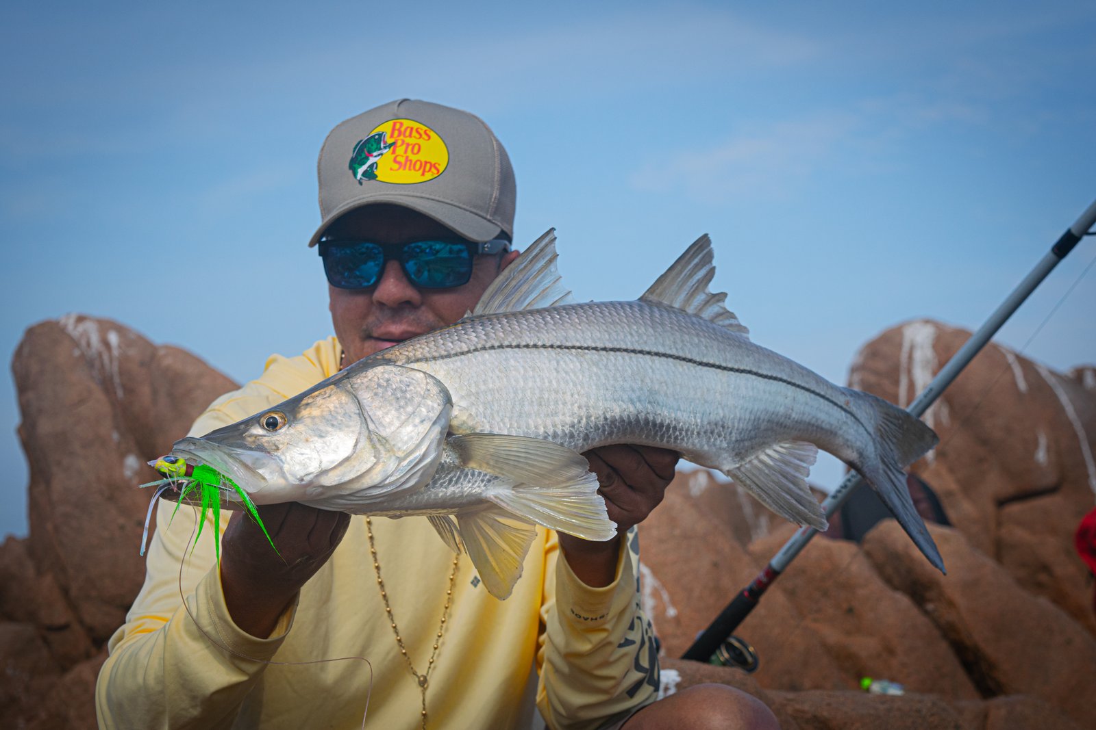 Robalo, especie objetivo en estero y playa